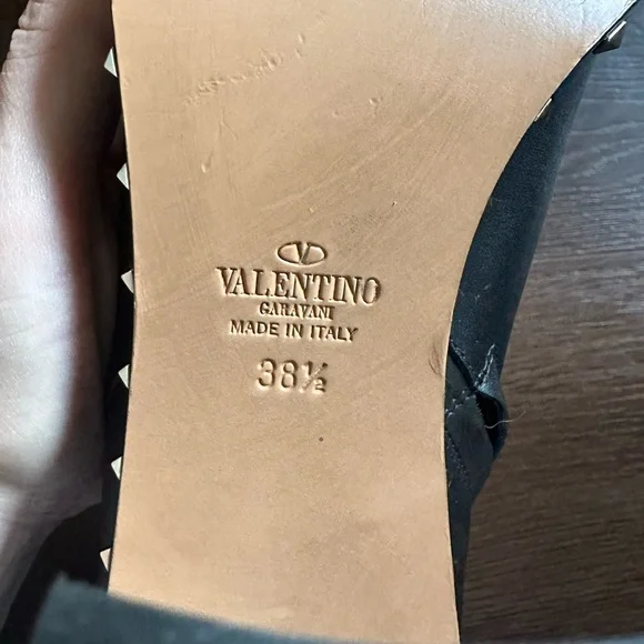 Valentino Rockstud Heeled Boots - Picture 5 of 6